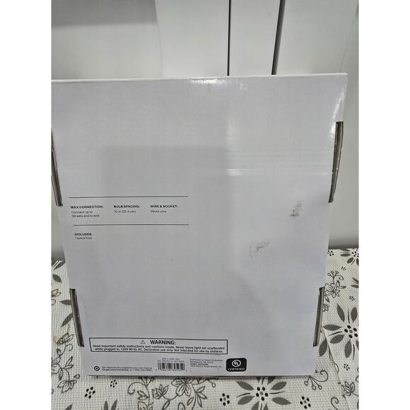 Room Essentials LED String Lights – Warm White Globe Bulbs – New in Box (Tested) - Picture 3 of 9